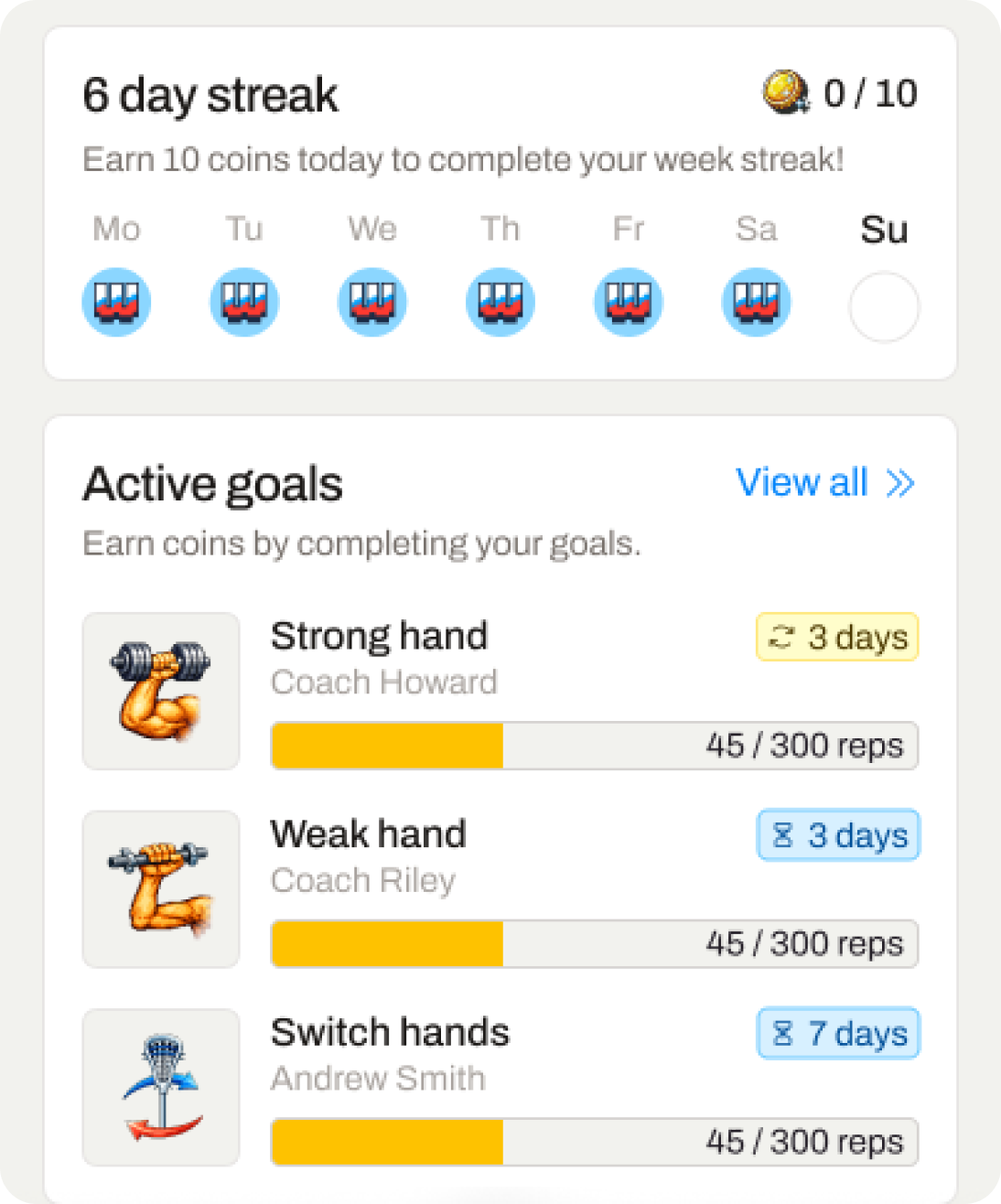 Create Goals