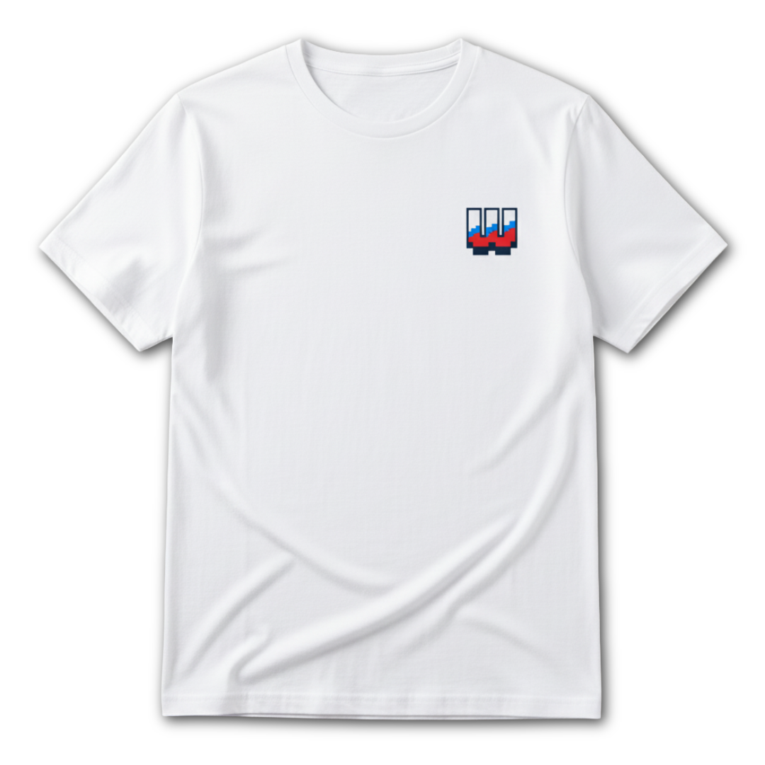 WorkPlay Lacrosse Adult T Shirt, White, Short Sleeve