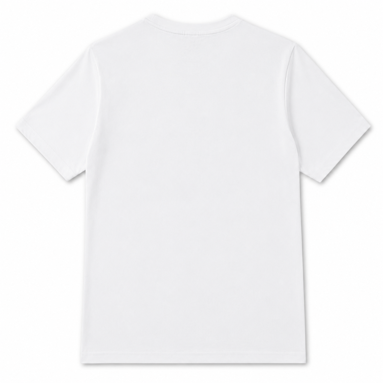 workplay plain white tee back view