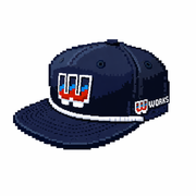 Workplay Work hat pixel art 