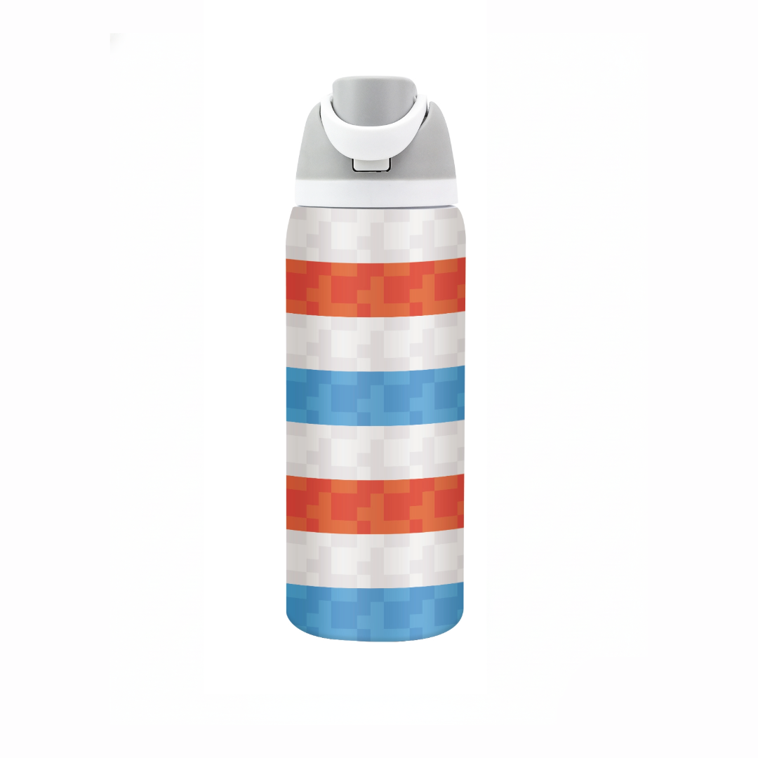Workplay checkpoint water bottle back view