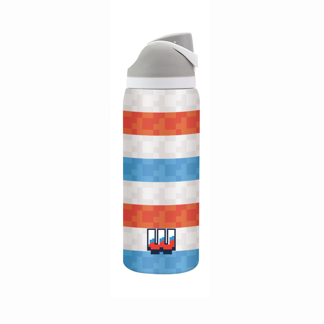 Workplay checkpoint water bottle side view