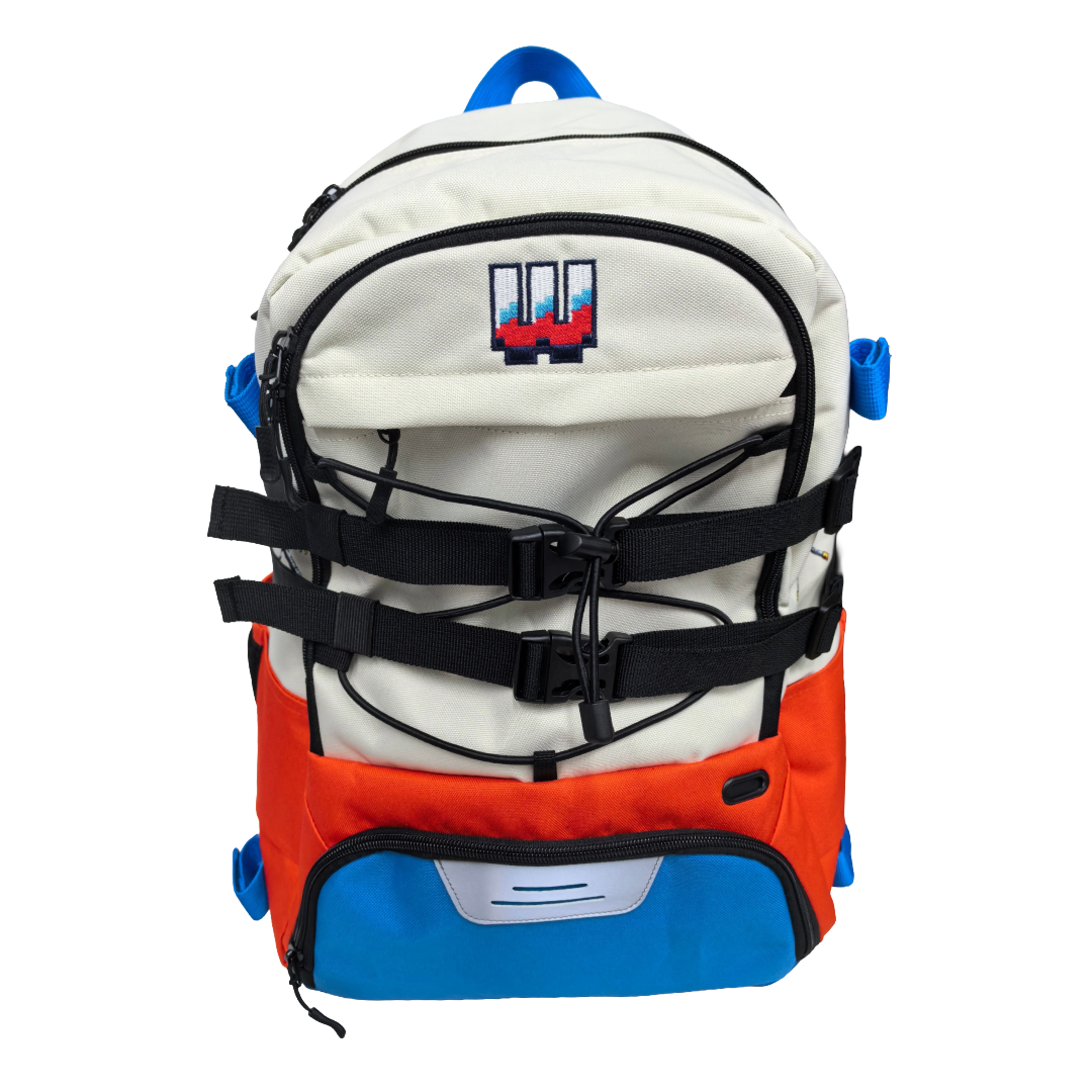workplay lacrosse backpack multi color - front view