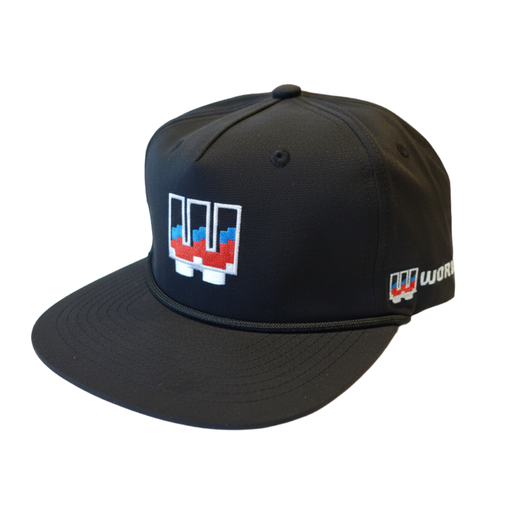 Workplay Work Hat in Black front 