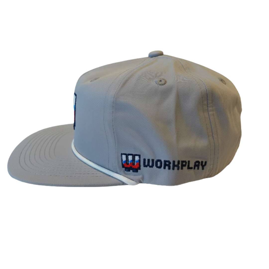 Workplay Work Hat in grey side view